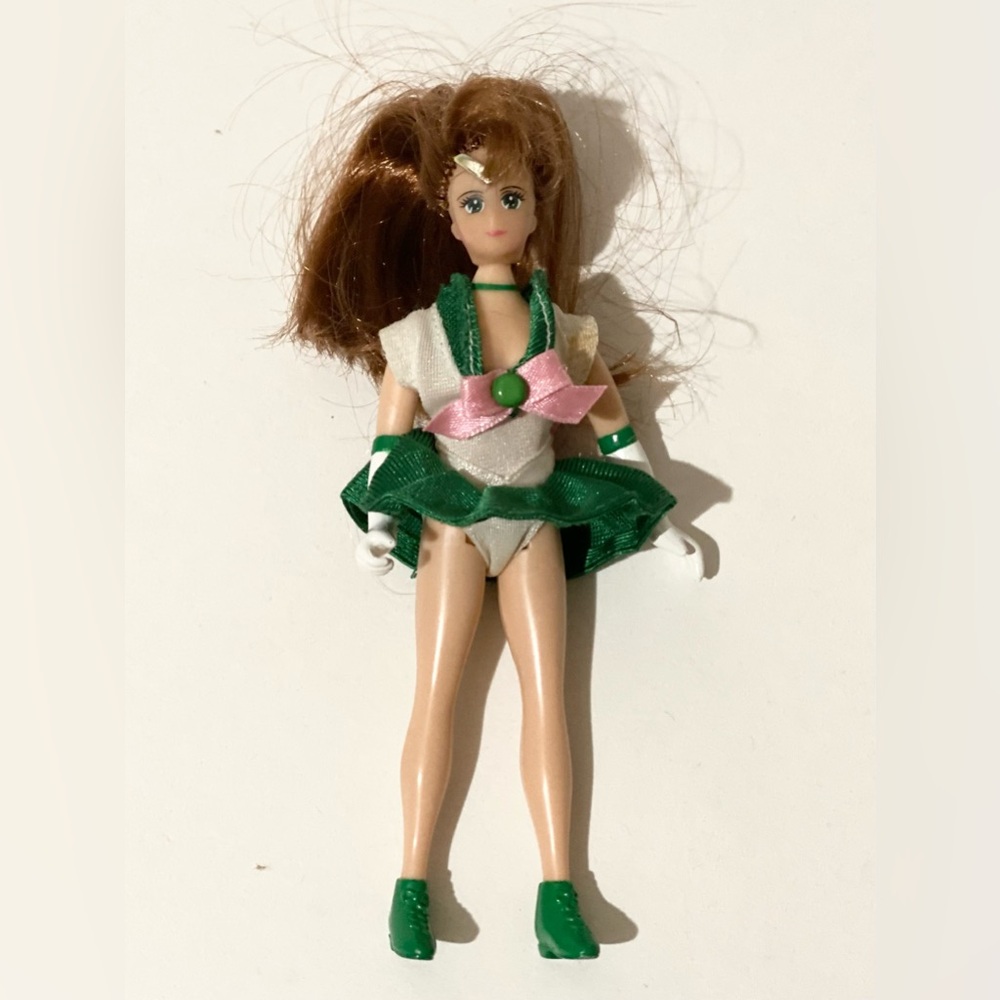 1995 Sailor Moon Sailor Jupiter Doll 6.5” Bandai